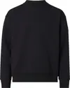 Calvin Klein MIXED MEDIA SWEATSHI Erkek Siyah Sweatshirt
