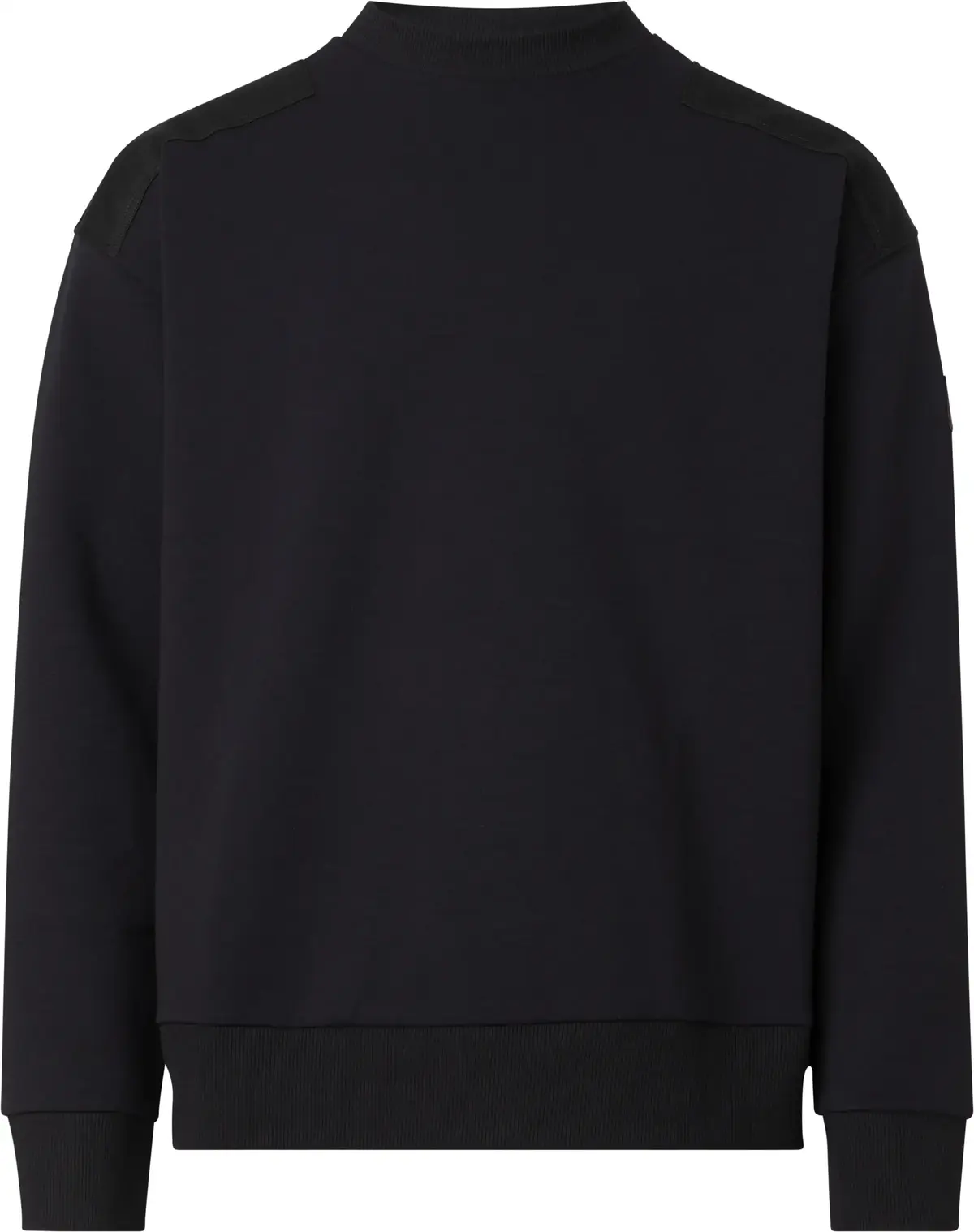 Calvin Klein MIXED MEDIA SWEATSHI Erkek Siyah Sweatshirt