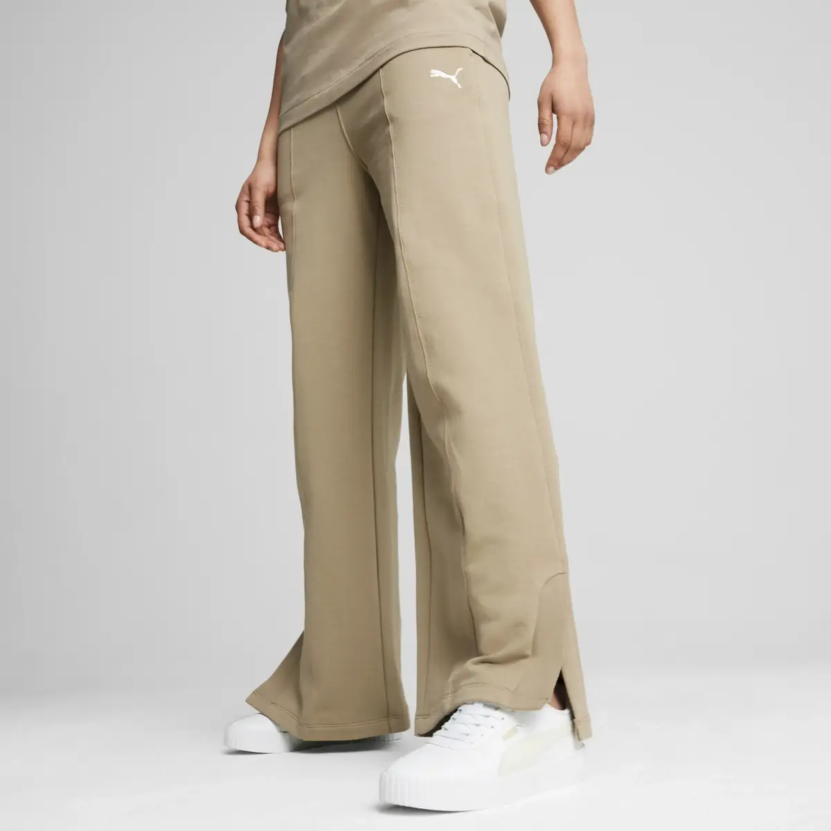 PUMA HER Straight Pants Kahverengi Kadın Eşofman Altı