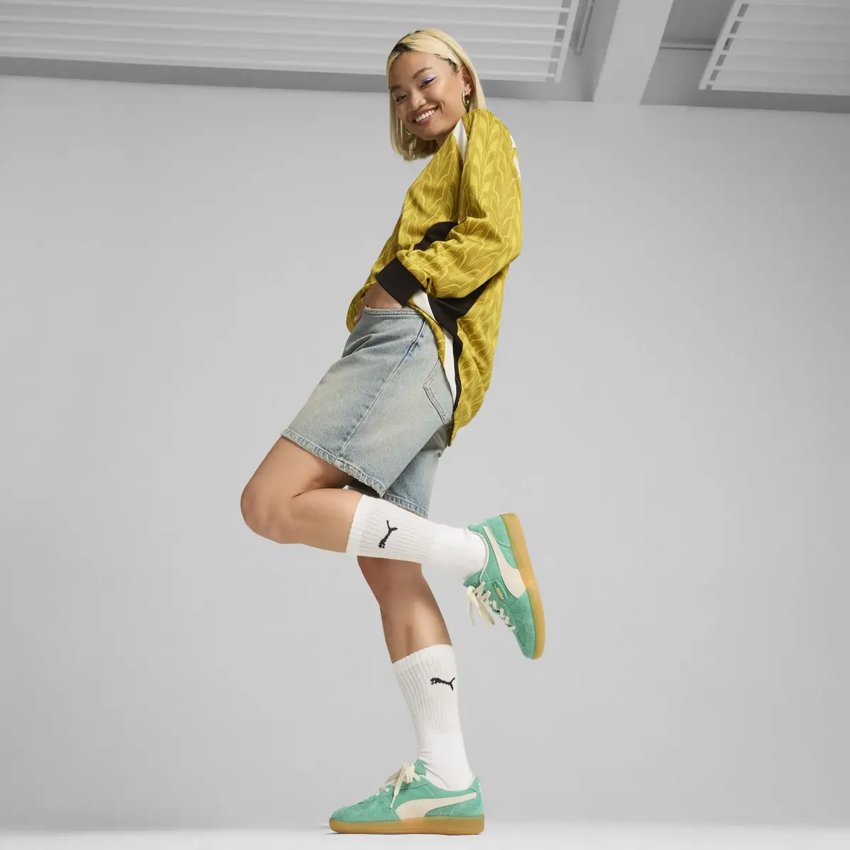 Puma Palermo Vintage Yeşil Kadın Günlük Spor Ayakkabı
