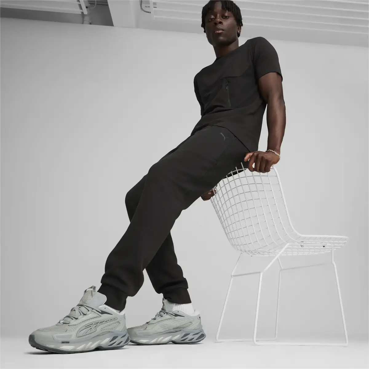 PUMATECH Track Pant DK Siyah Erkek Eşofman Altı
