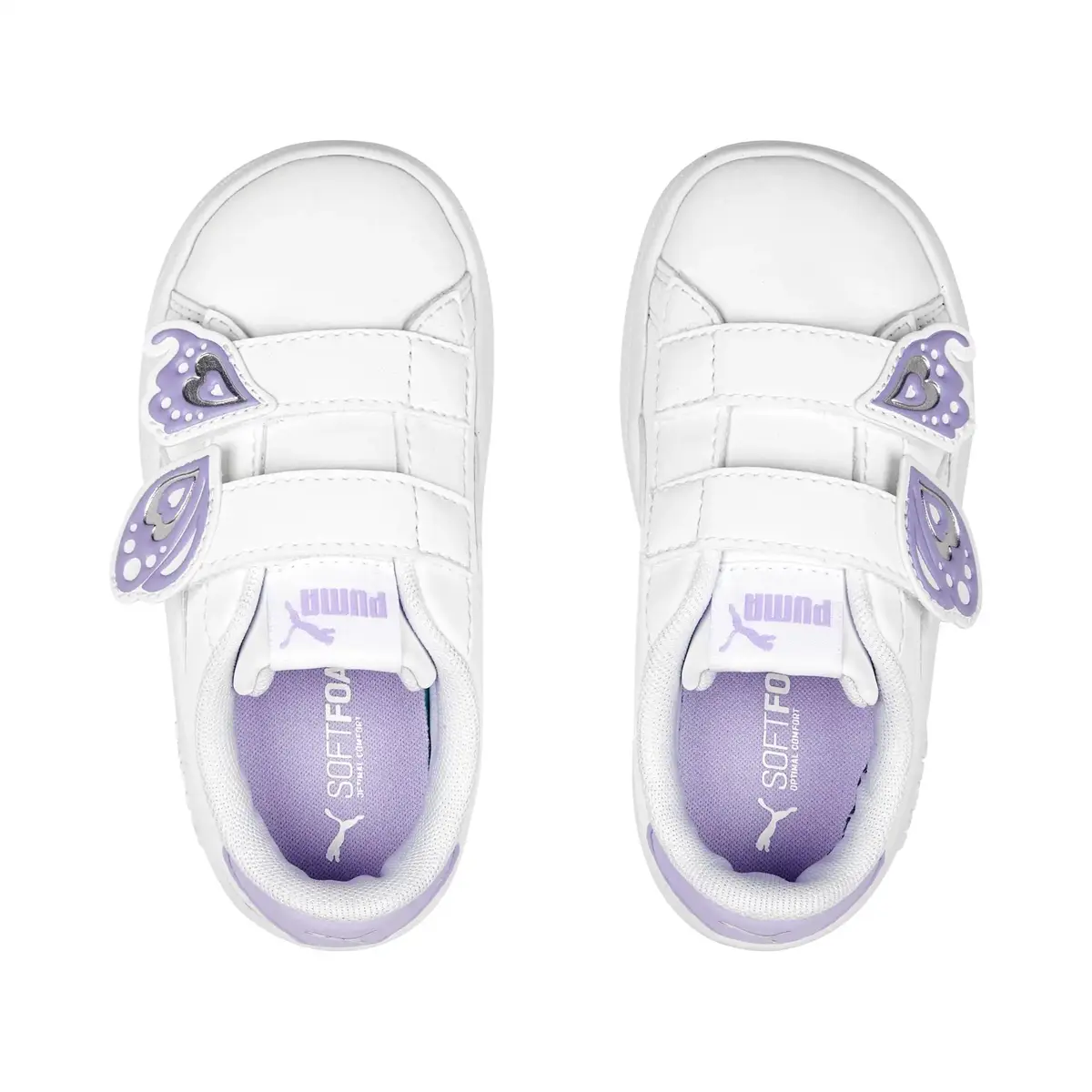 Puma Smash v2 Bfly V Inf Beyaz Çocuk Günlük Spor Ayakkabı