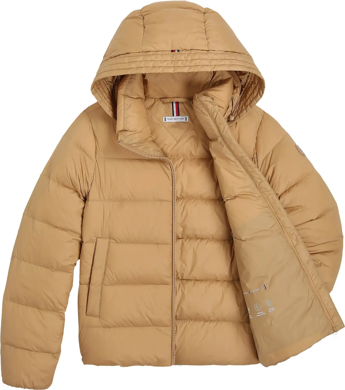 Tommy Hilfiger LW DOWN CASUAL JACKE Kadın Haki Mont