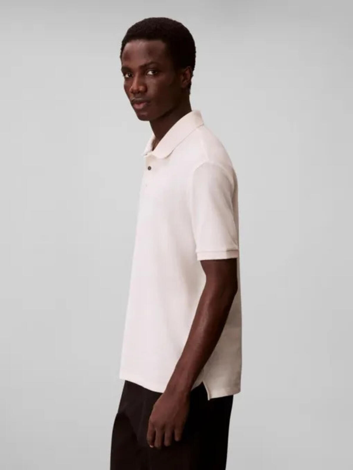 Calvin Klein SS CLSC TONAL STRIPE, YAS Krem Erkek T-Shirt
