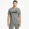 Puma ESS Logo Tee Gri Erkek T-Shirt