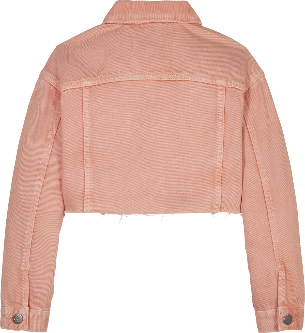 Calvin Klein COLOURED CROPPED DEN Kadın Turuncu Kot Ceket