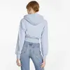 Puma Classics Crop Hoodie TR Arctic Ice Mavi Kadın Sweatshirt