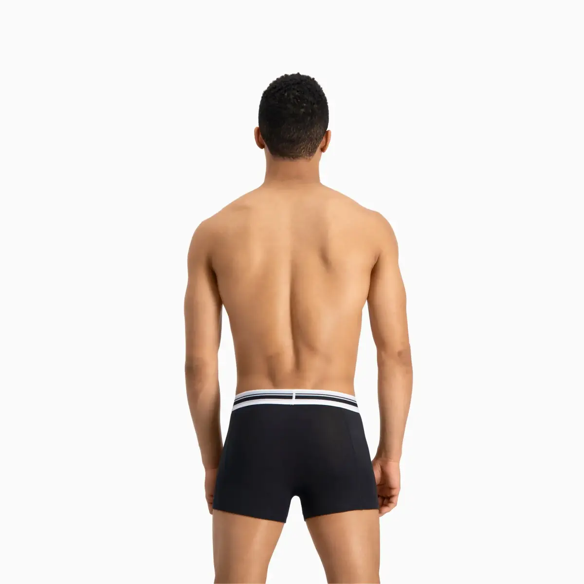 Puma PUMA PLACED LOGO BOXER 2P black Siyah Erkek 2'li Boxer