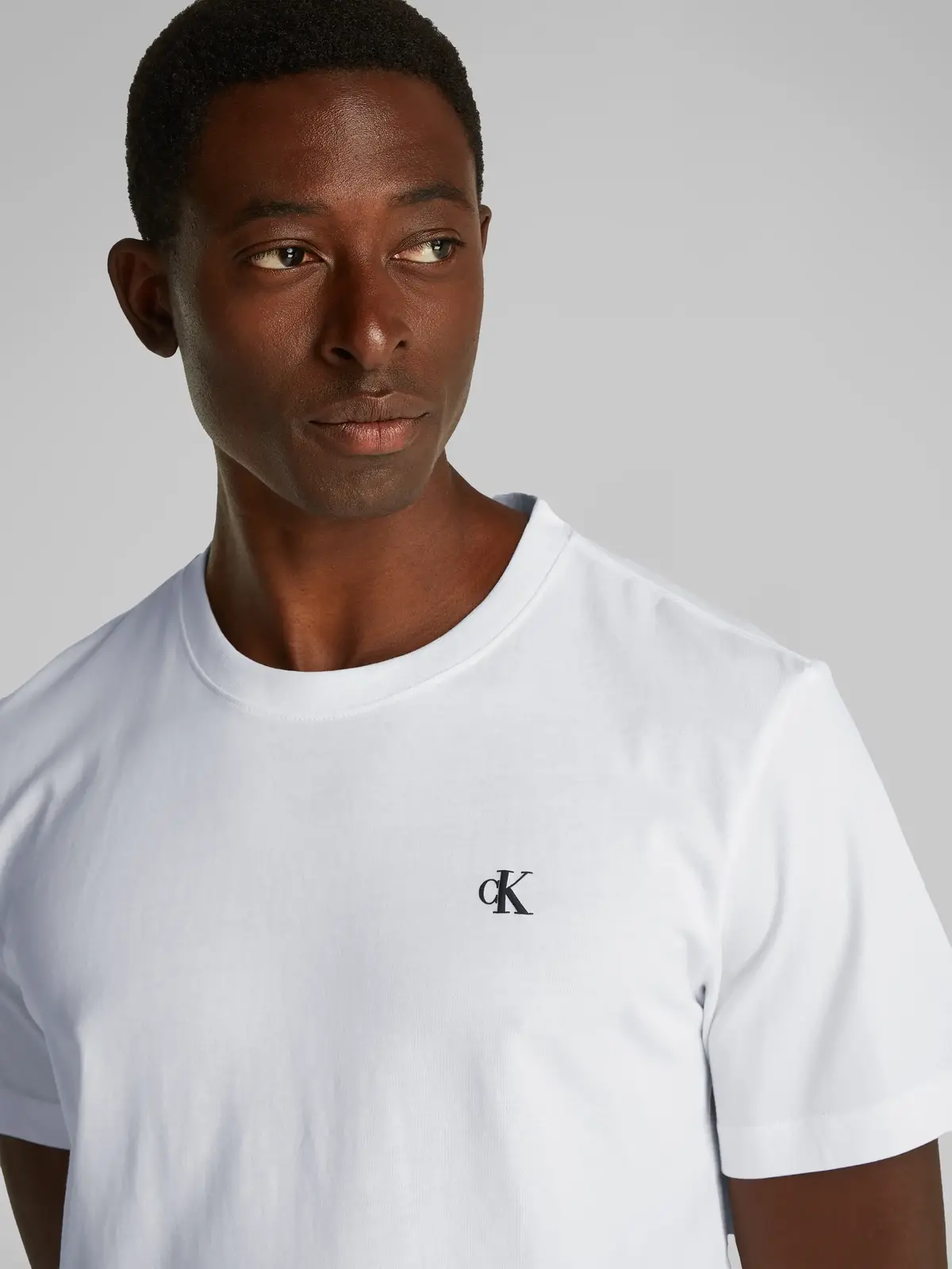 Calvin Klein TYPEFACE GRAPHIC TEE Beyaz Erkek Tişört