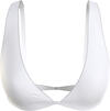 Calvin Klein FIXED TRIANGLE-RP Kadın Beyaz Bikini Üstü
