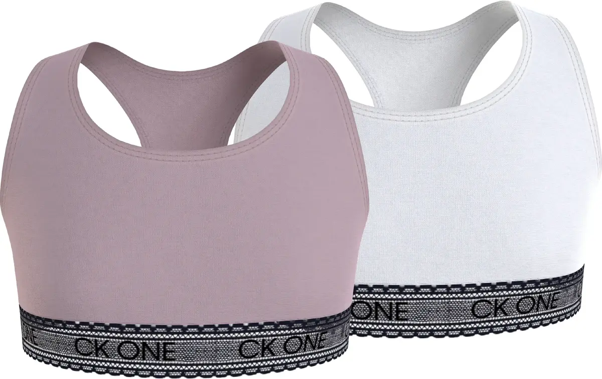 Calvin Klein 2PK BRALETTE-LACE Kadın Pembe Bralet