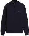 Tommy Hilfiger ESSENTIAL COTTON ZIP, DW5 Siyah Erkek Kazak
