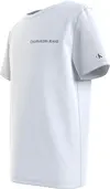 Calvin Klein CHEST LOGO TOP Erkek Beyaz T-Shirt