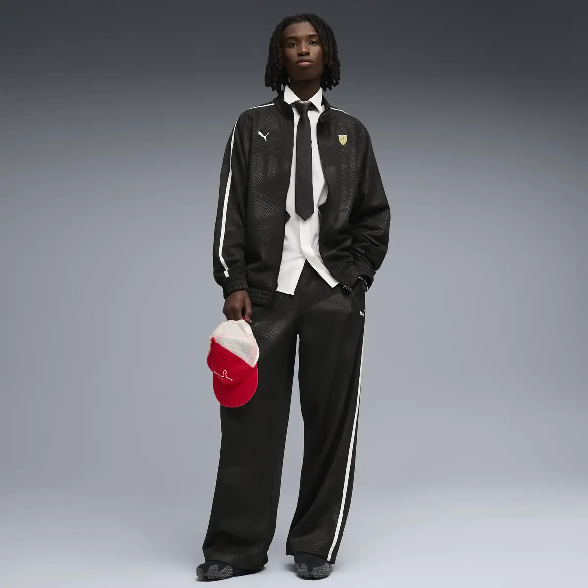 PUMA Ferrari T7 Oversized Jkt Siyah Erkek Ceket
