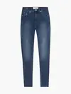 Calvin Klein HIGH RISE SUPER SKIN Kadın Mavi Kot Pantolon