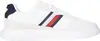 Tommy Hilfiger LIGHT CUPSOLE LTH MI, 0K6 Beyaz Erkek Spor Ayakkabı & Sneaker