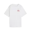 PUMA WARDROBE ESS Graphic Tee Beyaz Kadın T-Shirt
