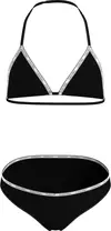 Calvin Klein TRIANGLE BIKINI SET Kadın Siyah Bikini Takımı