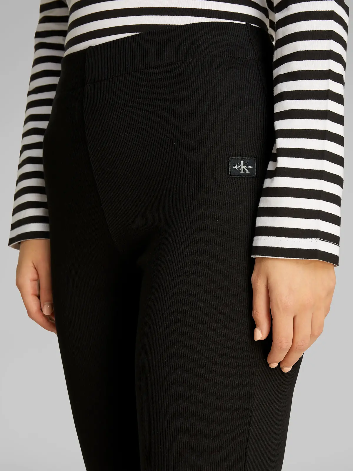 WOVEN LABEL WIDE LEG, BEH