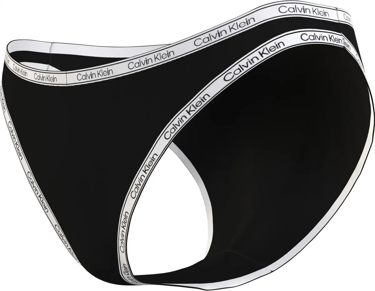 Calvin Klein HIGH LEG CHEEKY BIKI Kadın Siyah Bikini Altı
