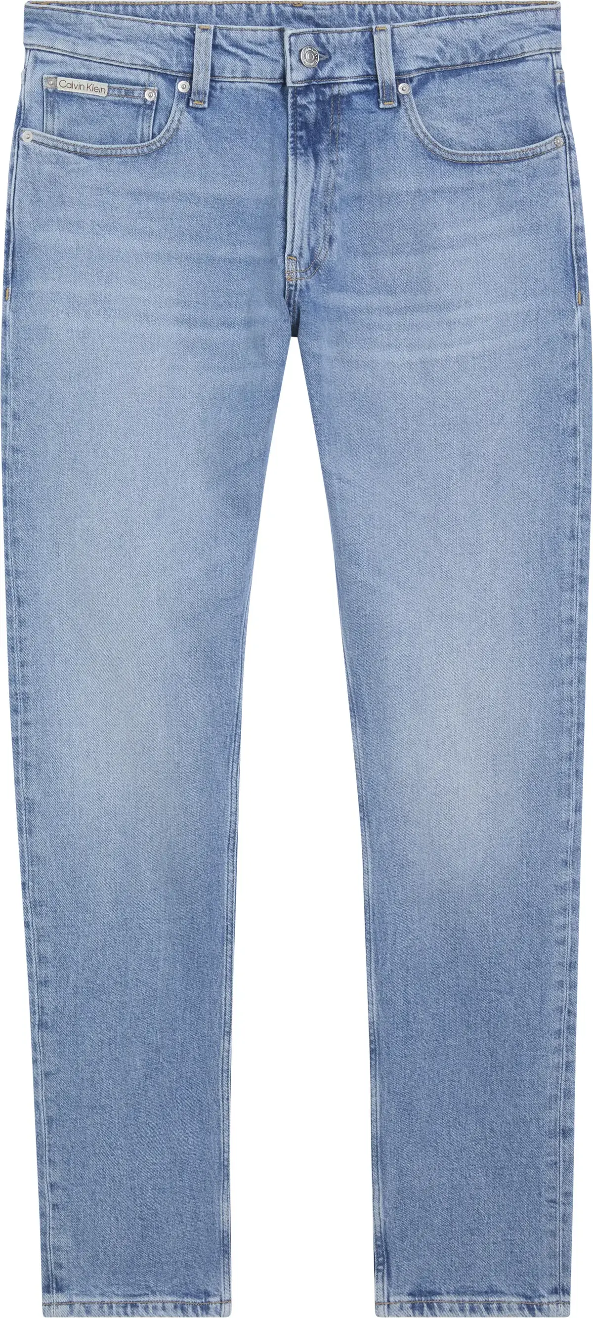 Calvin Klein SLIM STRAIGHT Erkek Mavi Kot Pantolon