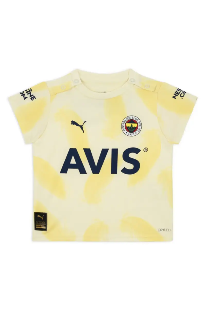 Puma Fenerbahçe Away Babykit Transparent Yellow Erkek Çocuk Takım Forması