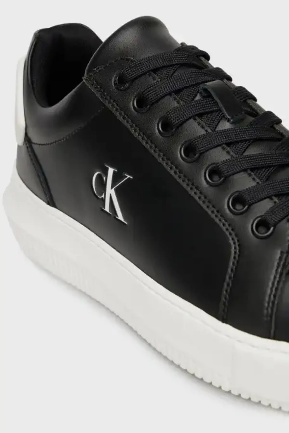 Calvin Klein CHUNKY CUPSOLE RU PATCH LTH Siyah Erkek Günlük Spor Ayakkabı
