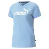 Puma ESS V-Neck Tee Mavi Kadın T-Shirt