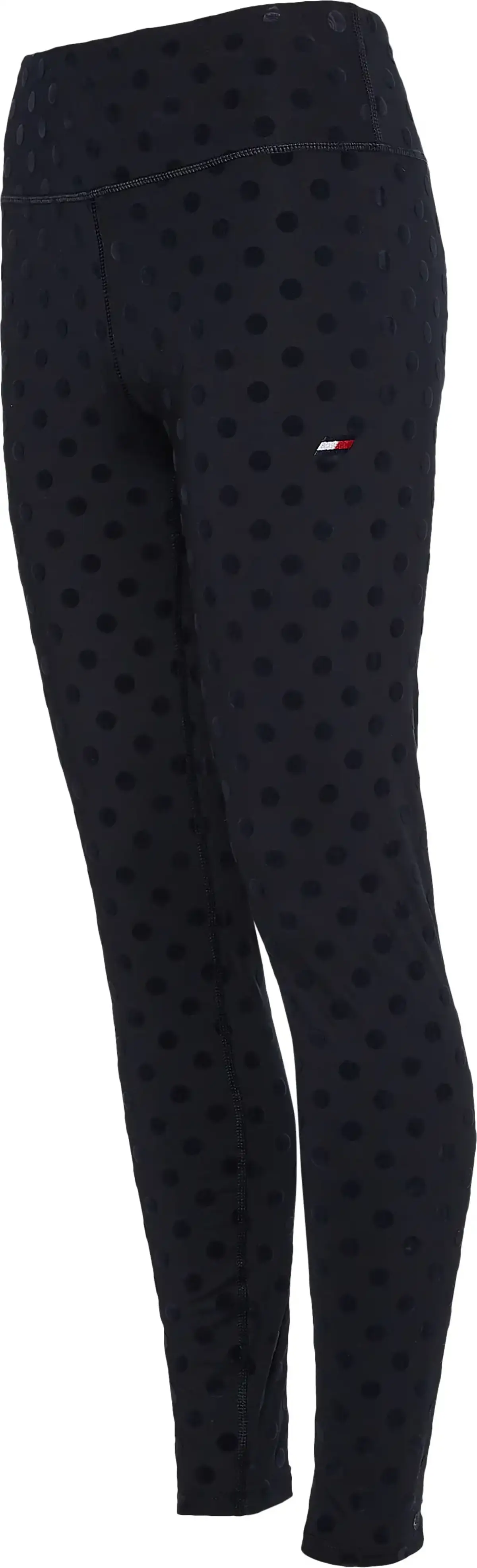 Tommy Hilfiger RW POLKA DOT AOP LE Kadın Siyah Tayt