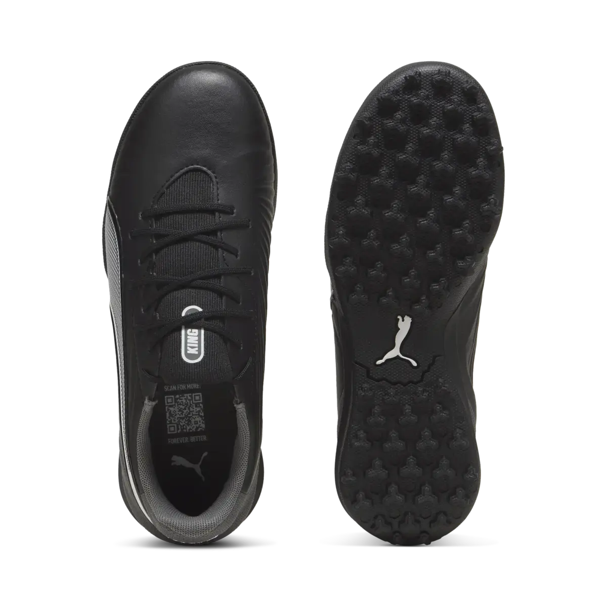 Puma KING MATCH TT Jr Siyah Erkek Çocuk Halı Saha Ayakkabısı