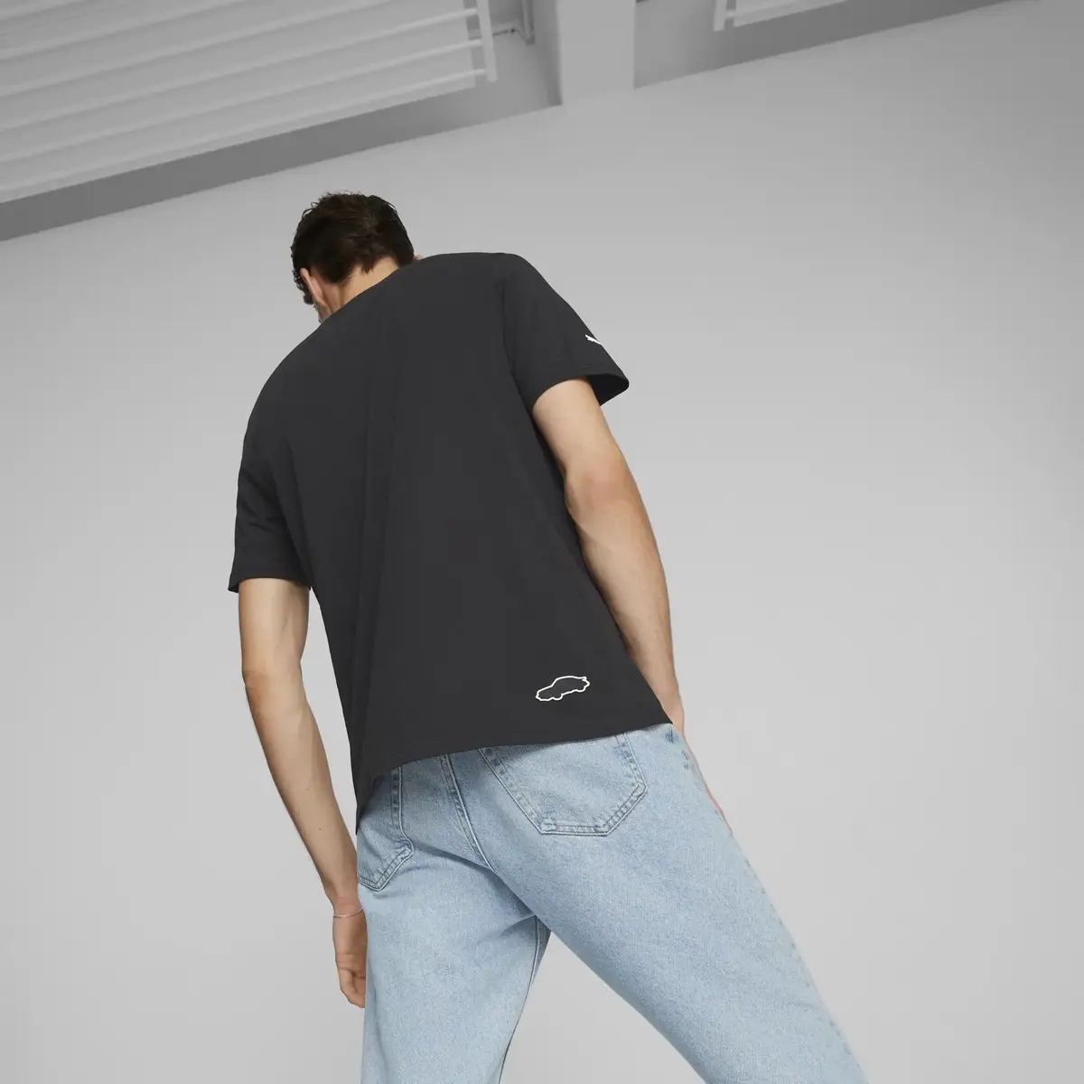 Puma PL Logo Tee Siyah Erkek/Unisex T-Shirt