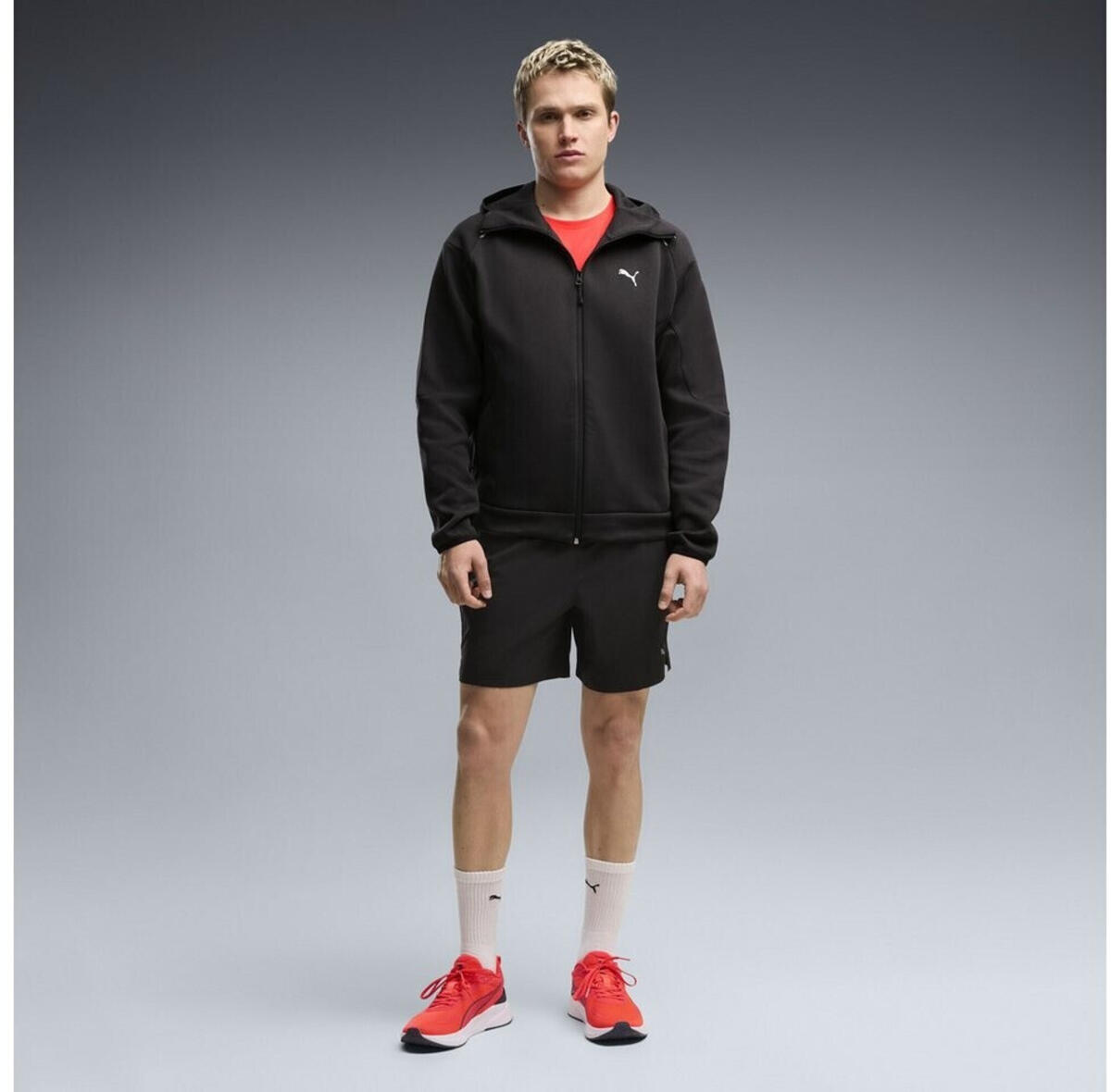 Puma M PWRTRAIN 7" WOVEN SHORT Siyah Erkek Şort