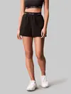 Calvin Klein WO - WOVEN SHORT, UB1 Siyah Kadın Şort