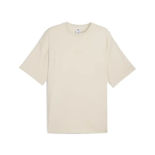 Puma PL Lifestyle Tee Krem Erkek T-Shirt