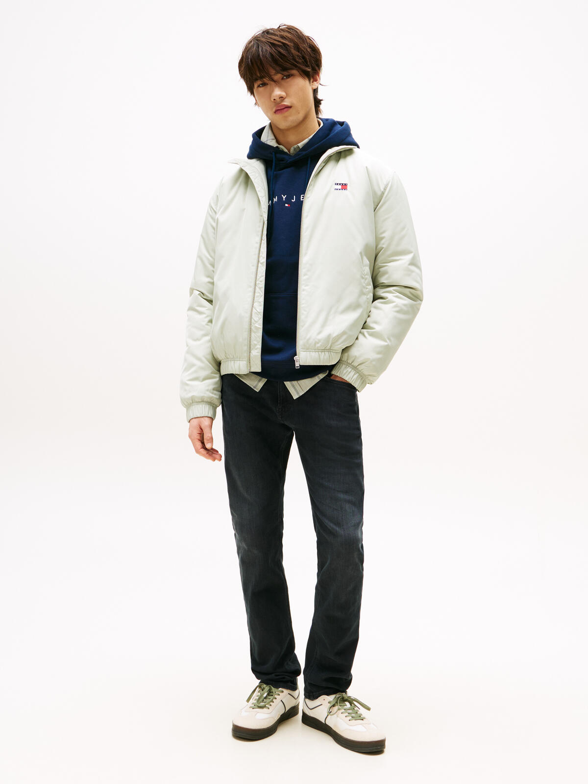 Tommy Hilfiger SCANTON SLIM DYJBK Erkek Lacivert Kot Pantolon