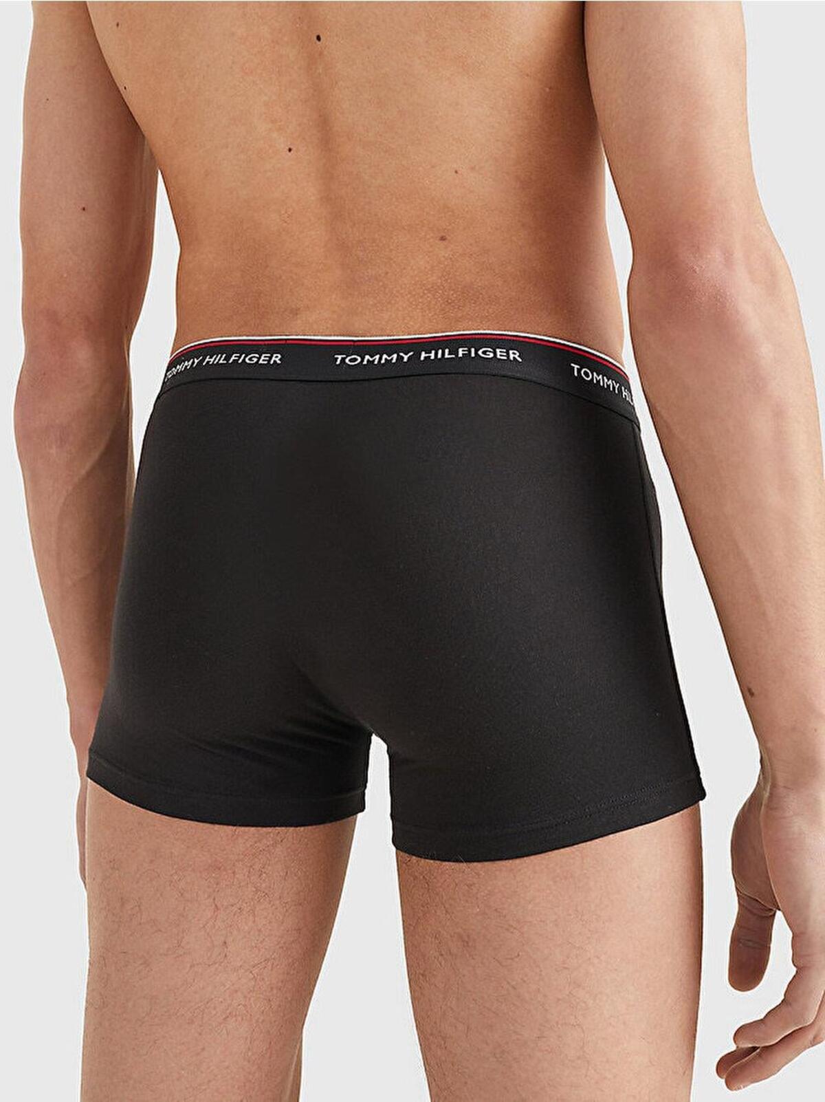 Tommy Hilfiger 3P TRUNK, 990 Siyah Erkek 3'lü Boxer