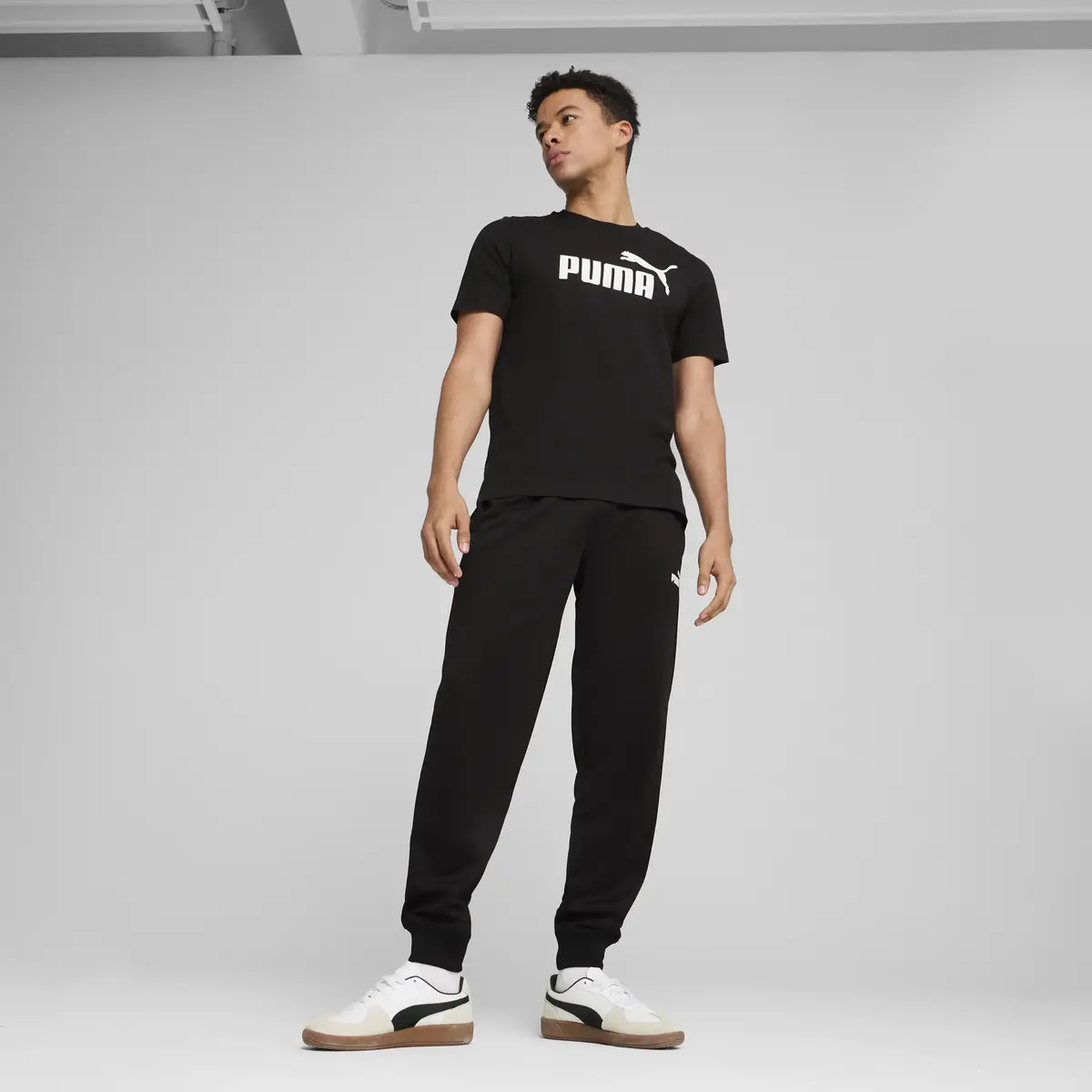 Puma ESS No. 1 Logo Tee Siyah Erkek T-Shirt & Polo