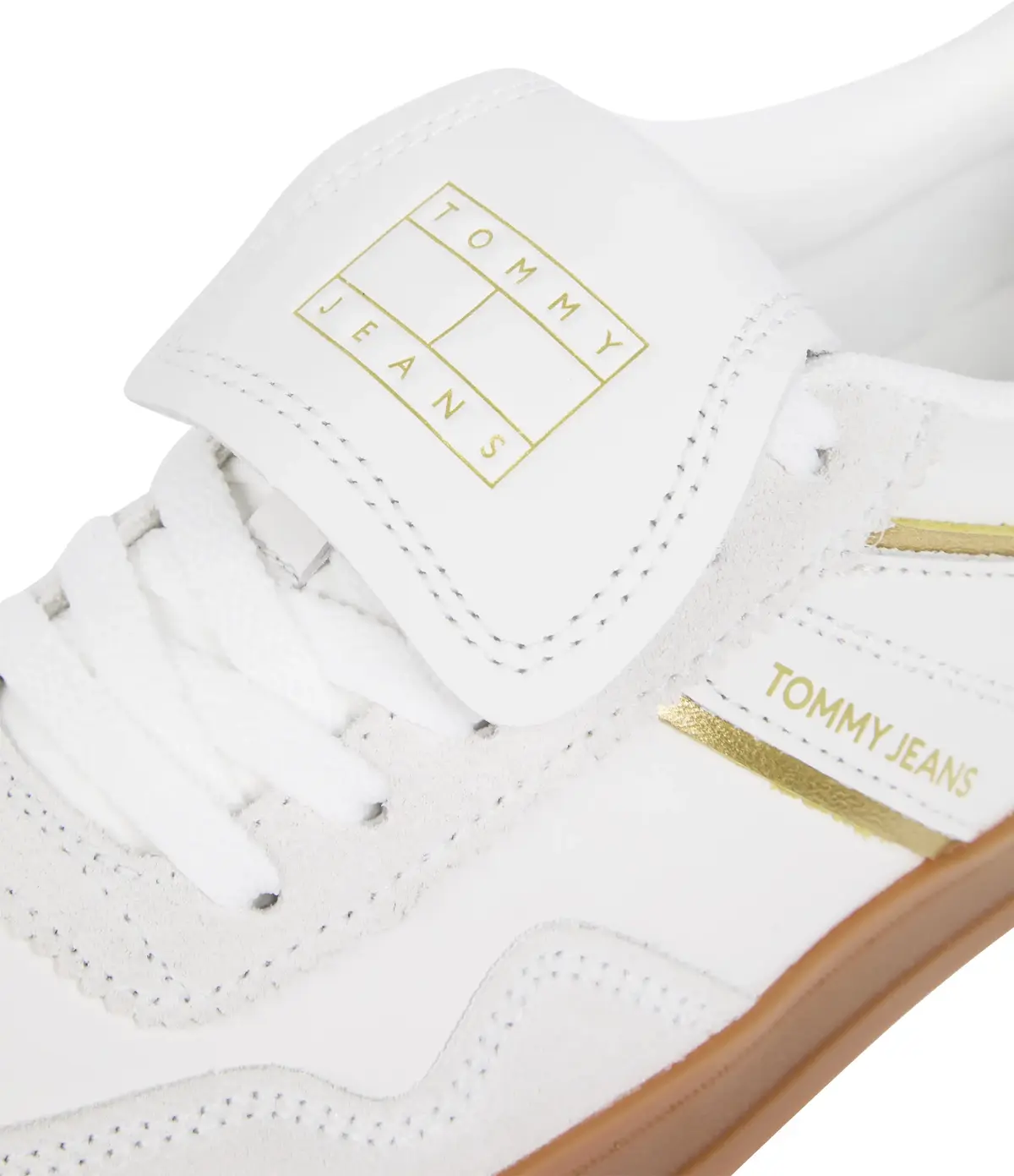 Tommy Hilfiger THE GREENWICH FLAP, 0LX Beyaz Kadın Spor Ayakkabı & Sneaker