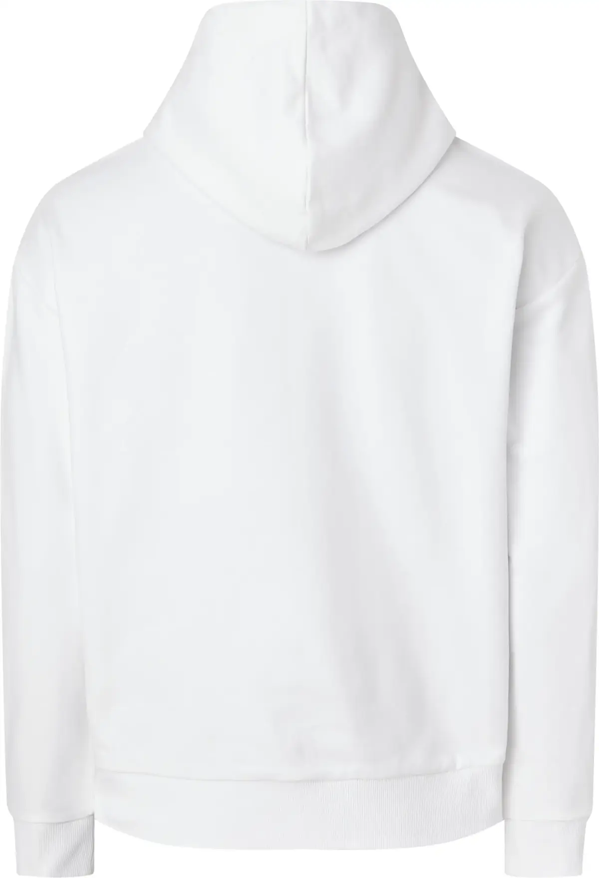 Calvin Klein MIXED PRINT STENCIL Erkek Beyaz Hoodie