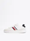 Tommy Hilfiger LIGHT CUPSOLE LTH MI, 0K6 Beyaz Erkek Spor Ayakkabı & Sneaker