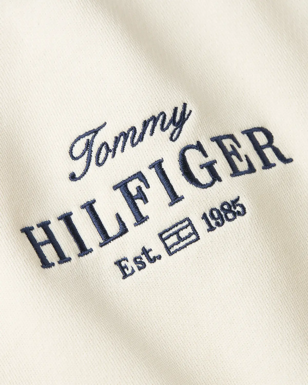Tommy Hilfiger REG HILFIGER SWEATSH, AEF Bej Kadın Sweatshirt