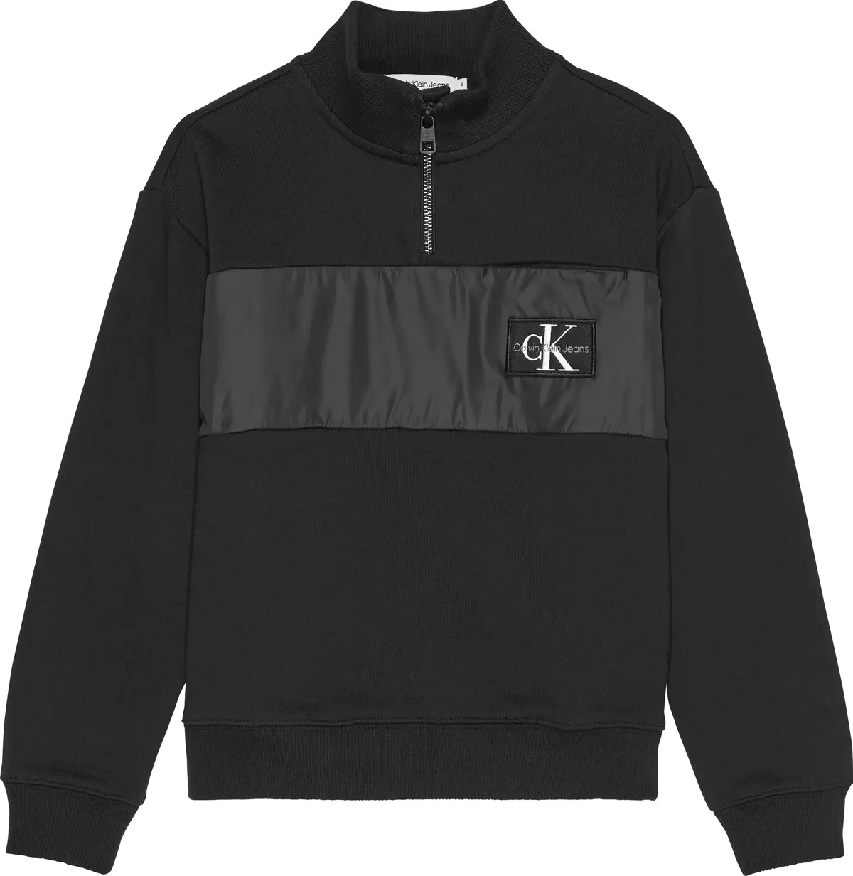 Calvin Klein BLACK ON BLACK MIX M Erkek Siyah Sweatshirt