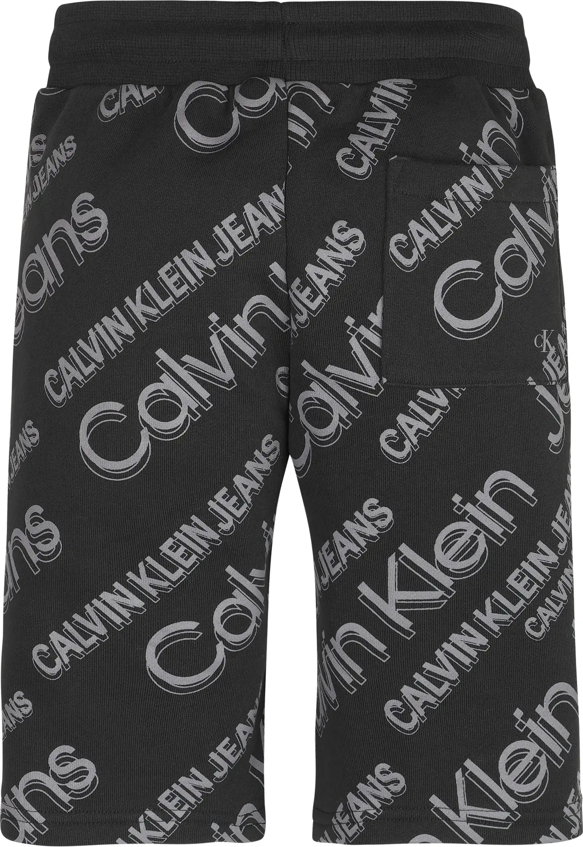 Calvin Klein SLANTED AOP LOGO SHO Erkek Siyah Şort