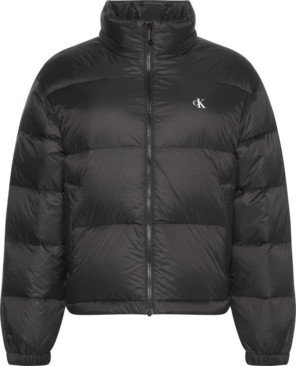 Calvin Klein ESSENTIAL MIDWEIGHT PUFFER JACKE Siyah Kadın Mont