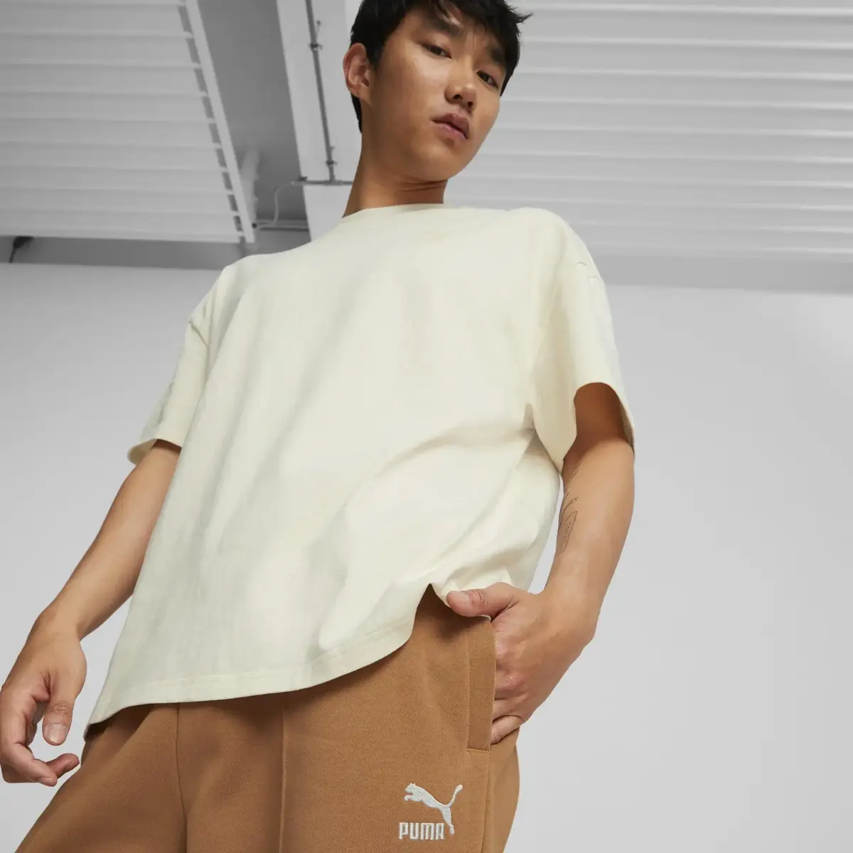 Puma Classics Straight Sweatpants Fl Desert T Kahverengi Erkek Eşofman Altı