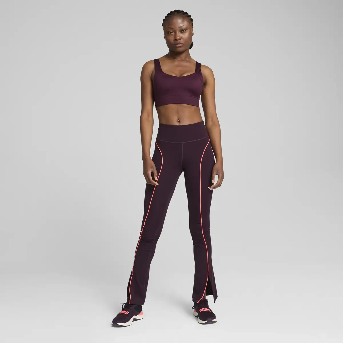 Puma CLOUDSPUN HW FLARE Mor Kadın Eşofman Altı
