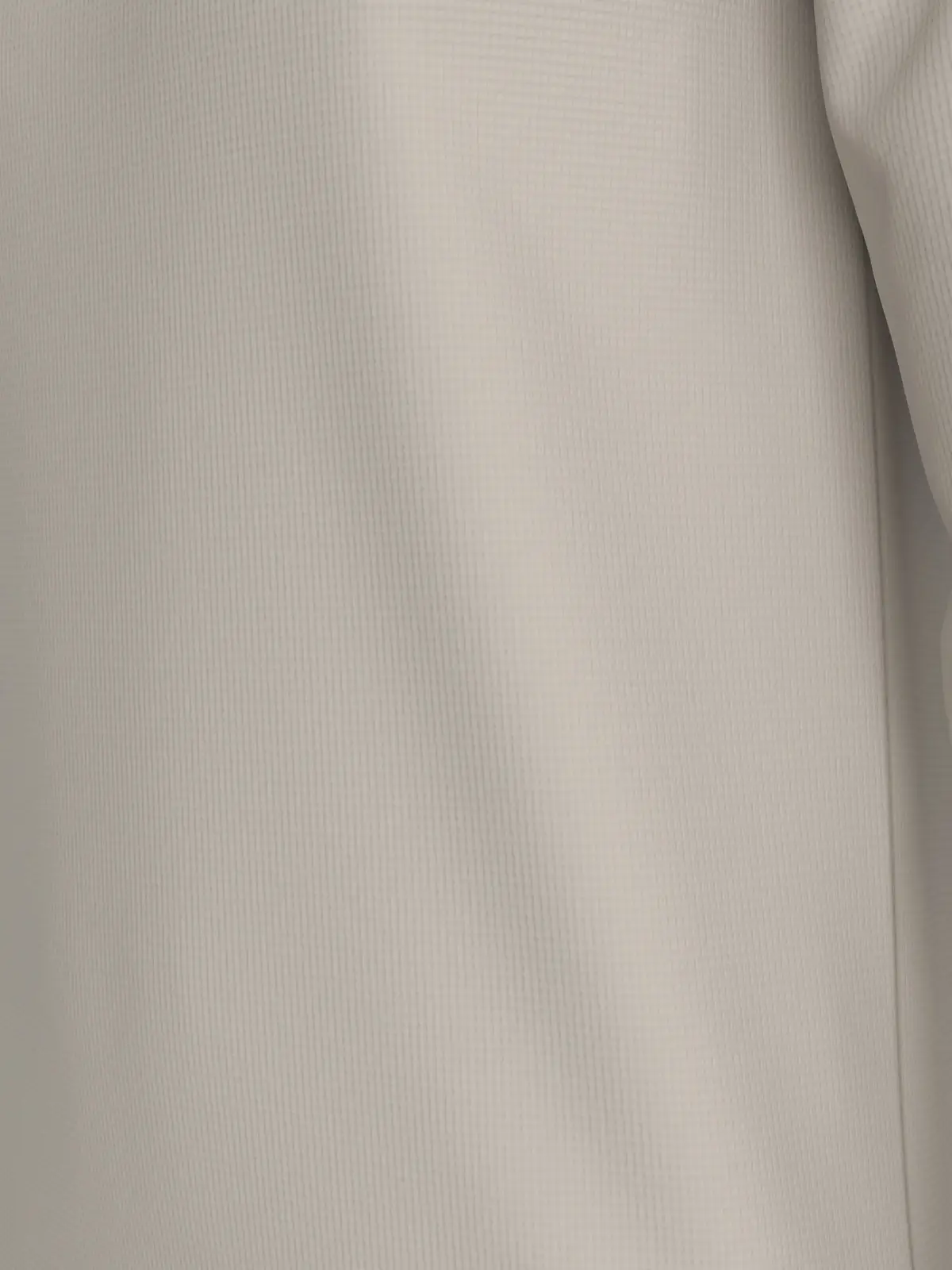 Calvin Klein BADGE WAFFLE LS TEE, PDH Krem Erkek T-Shirt & Polo