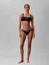 Calvin Klein SIDE TIE BOTTOM Siyah Bikini Alt