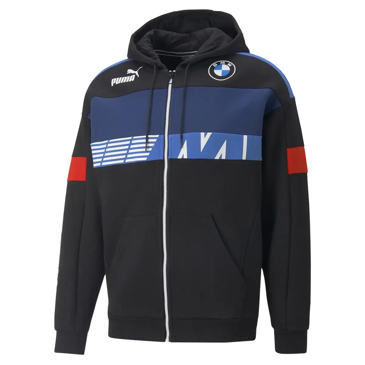 Puma Bmw Mms Sds Sweat Jacket Siyah Erkek Fermuarlı Sweatshirt