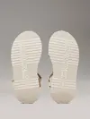 Calvin Klein SANDAL VELCRO WEBBIN, AEO Krem Kadın Terlik